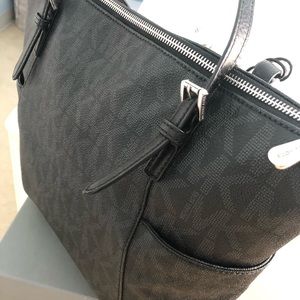 Canvas MK Tote bag